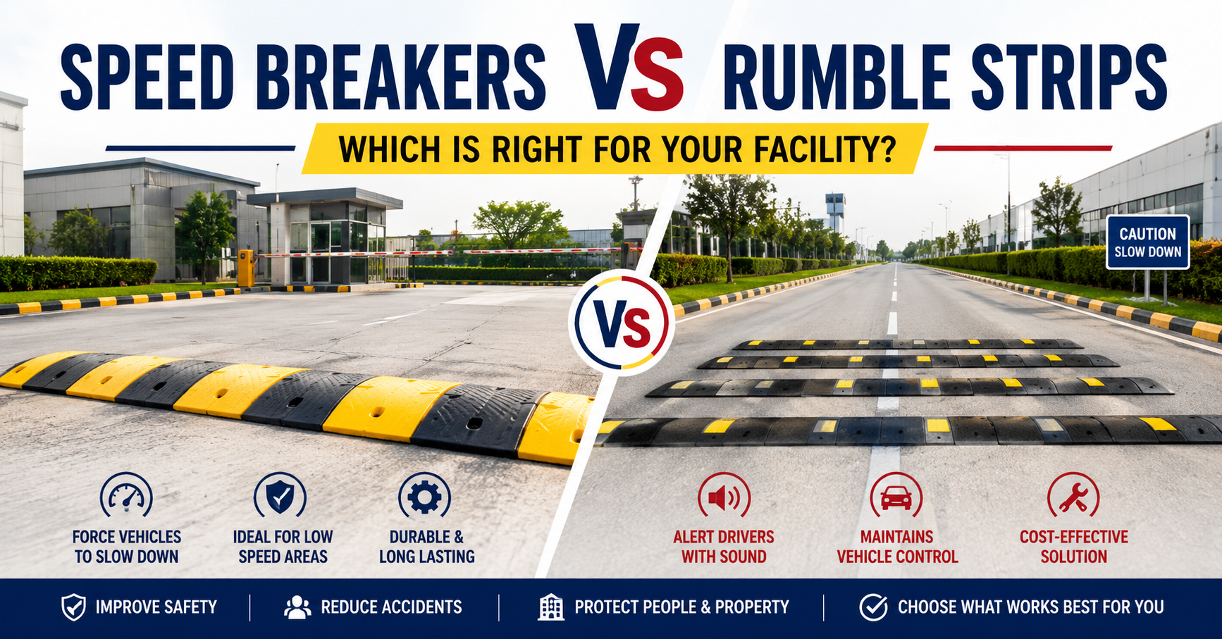Speed Breakers vs Rumble Strips